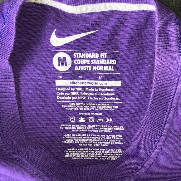 💜SOLD💜Nike Shot Caller T-Shirt Purple Womens Tee - Picture 4 of 5